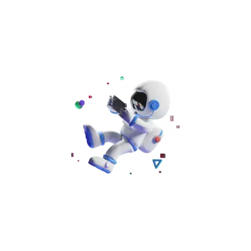 Astronaut floating in space holding a game controller, symbolizing exploration and gaming innovation on WORTAL